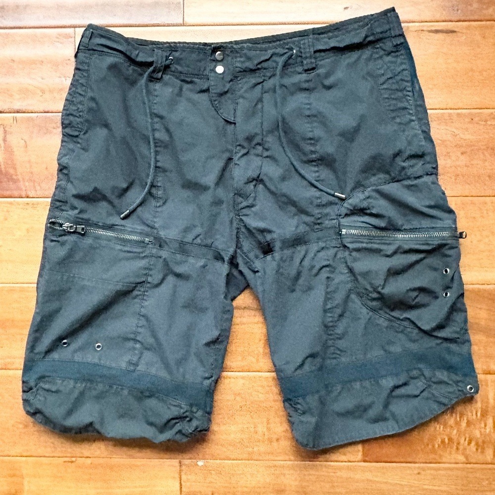 RLX Ralph Lauren‎ Cargo Shorts Utility Techwear, Mens 36 Black